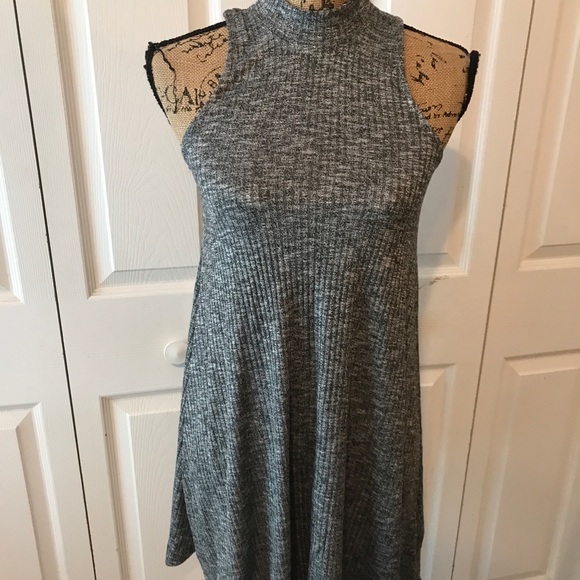 Hollister gray sweater Skater Dress Size S - Picture 2 of 7